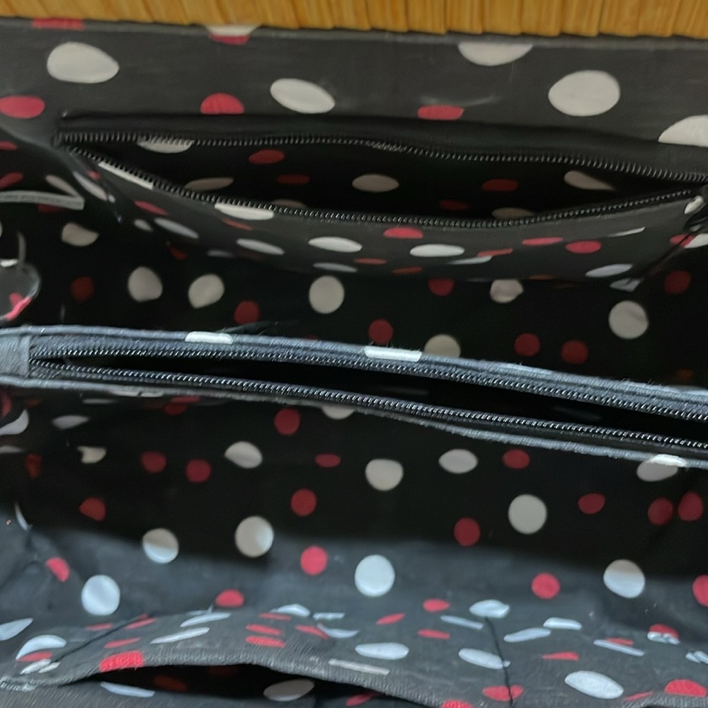 Just a cute straw bag with red leather accents... Fun for fall!๐๐๐ - Picture 6 of 11